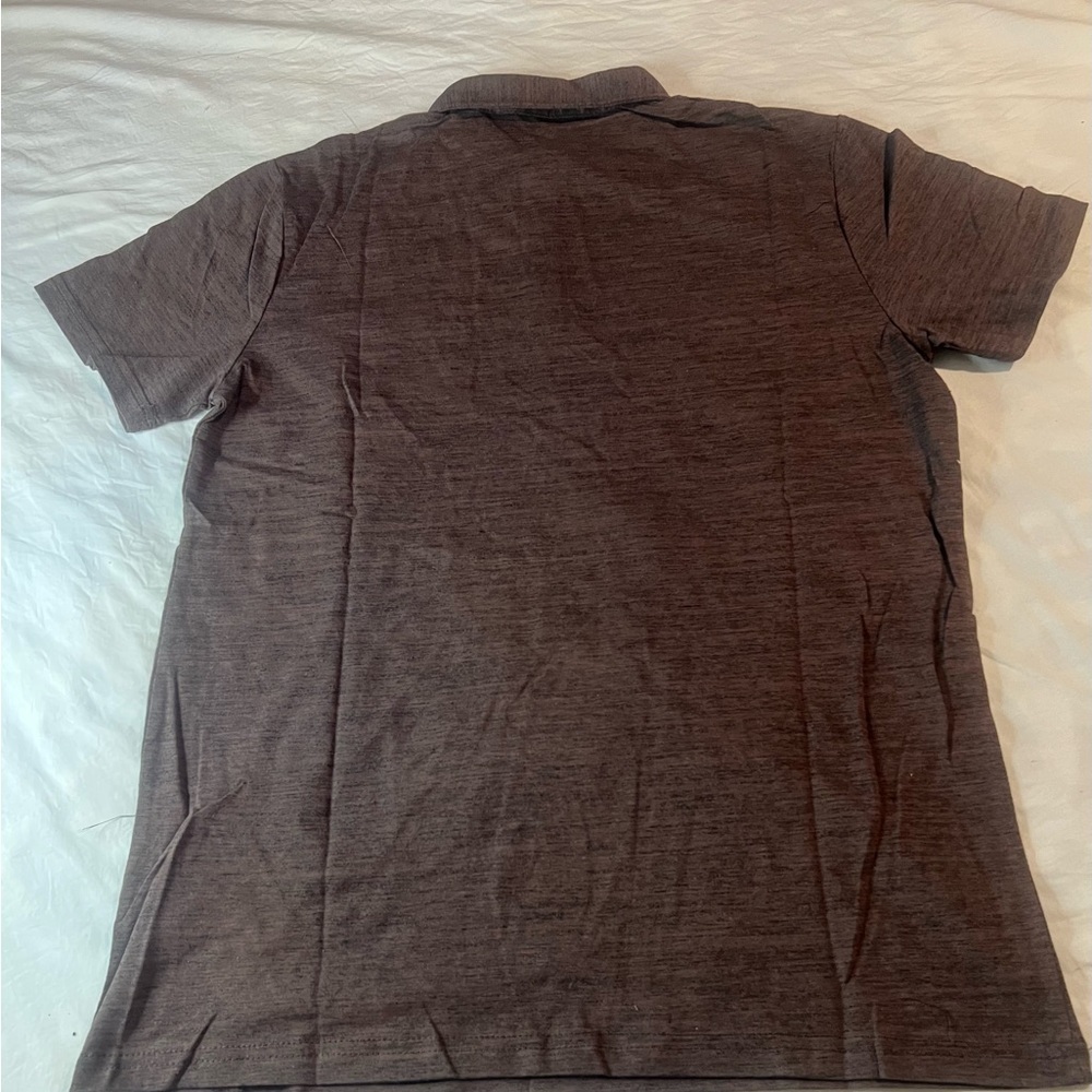 Classic Brown Polo Shirt for Men - Picture 3 of 3